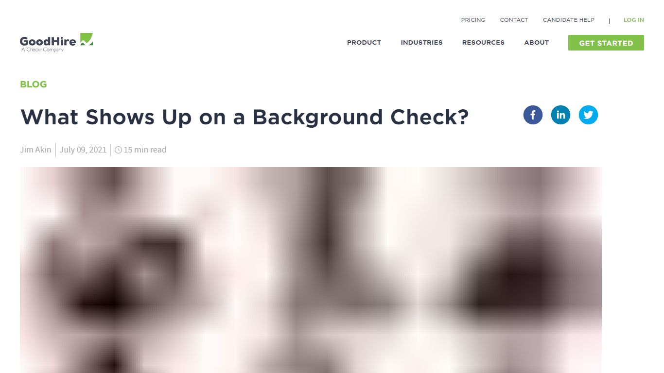 What Shows Up on a Background Check? | GoodHire